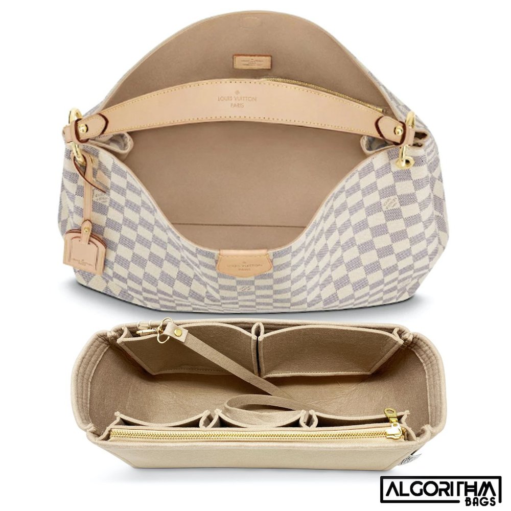 👑AlgorithmBags for Louis Vuitton LV Graceful PM Purse Organizer Insert w/ Zip - Picture 6 of 8